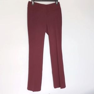 Maurices Low Rise Trousers Burgundy US 1/2R